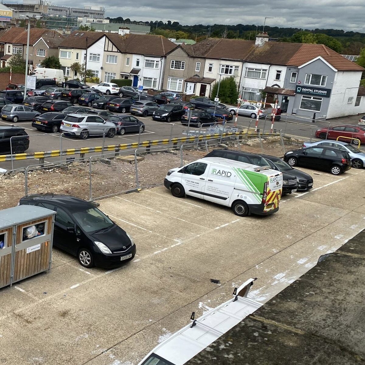 Rapid Drainage Services engineer working on site